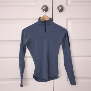 Ac’teryx blue long sleeve sweater